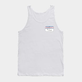 Hi my pronouns are - xe xem - trans pride Tank Top